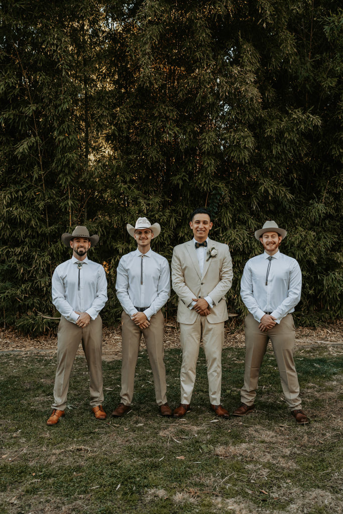 groomsmen and groom photos