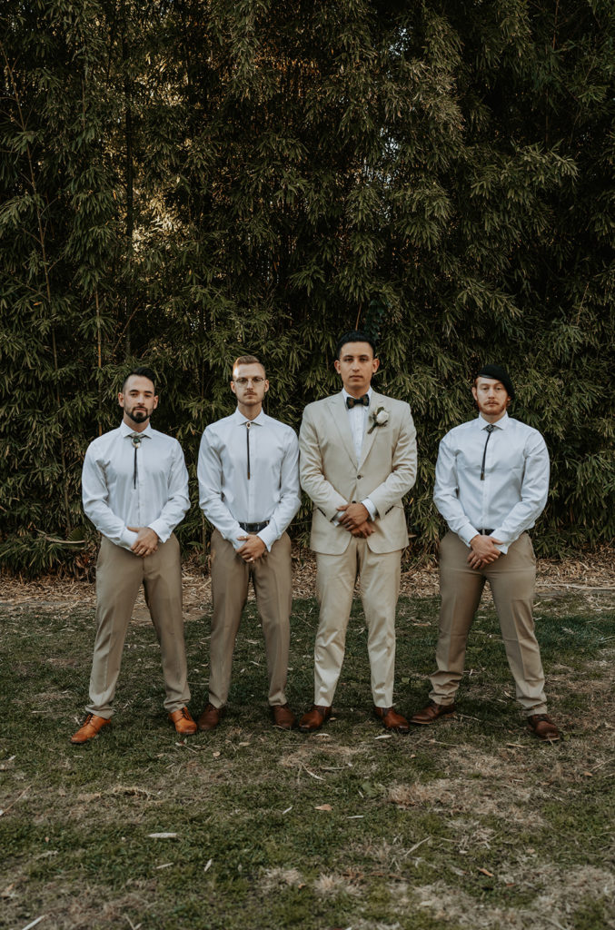 groomsmen and groom photos 