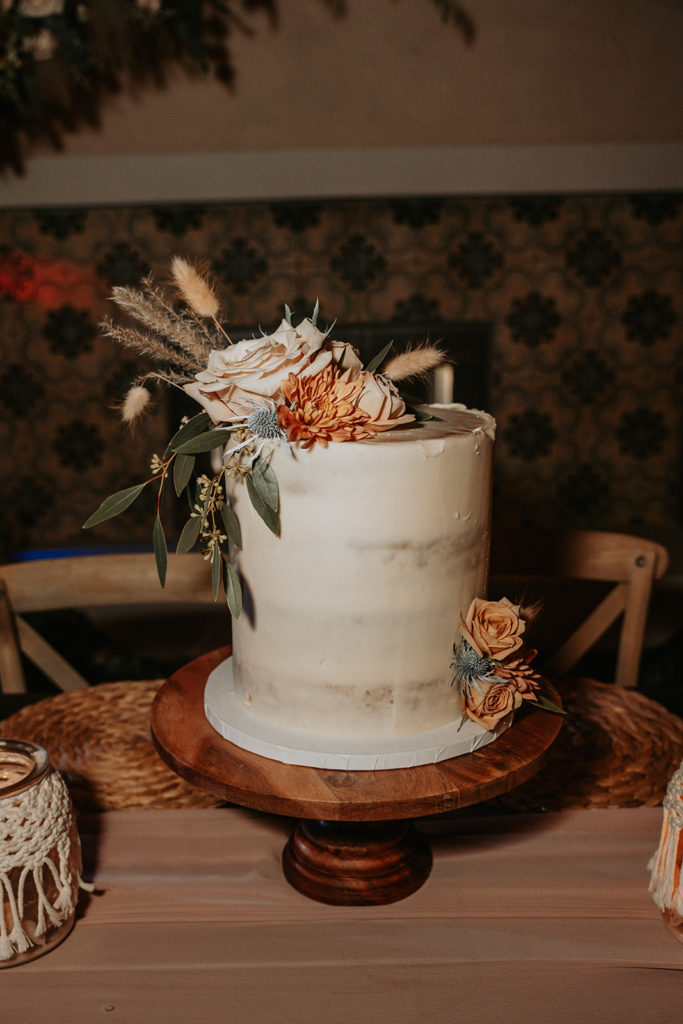 wedding cake boho