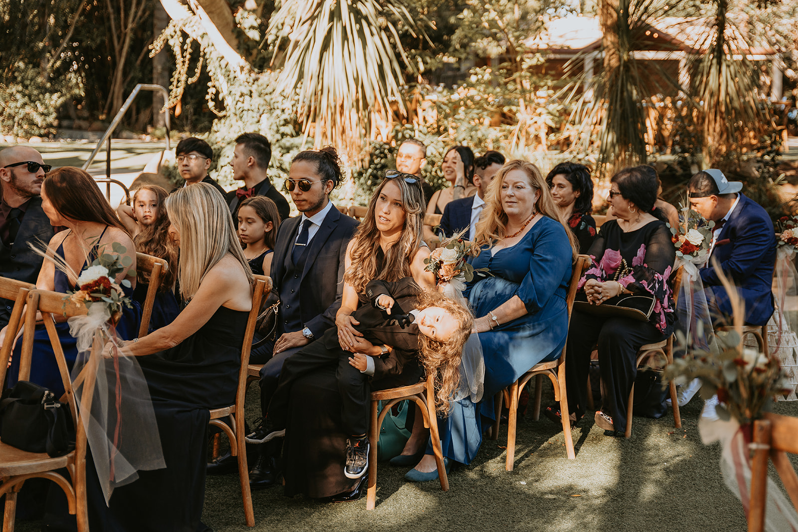 Fall-Themed Bohemian Wedding At Botanica  Oceanside