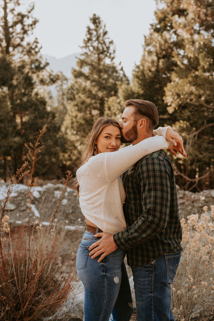 a couples photoshoot in the mountains | The Best Mountain Engagement Session Spots Near Redlands, CA