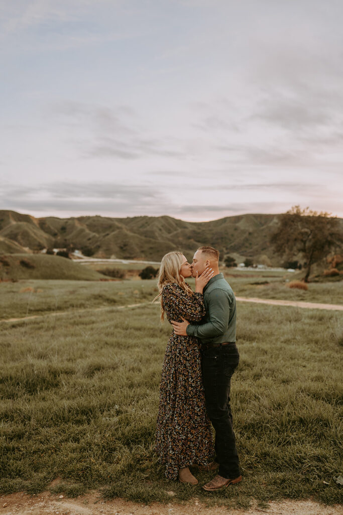 couple posing for in redlands california