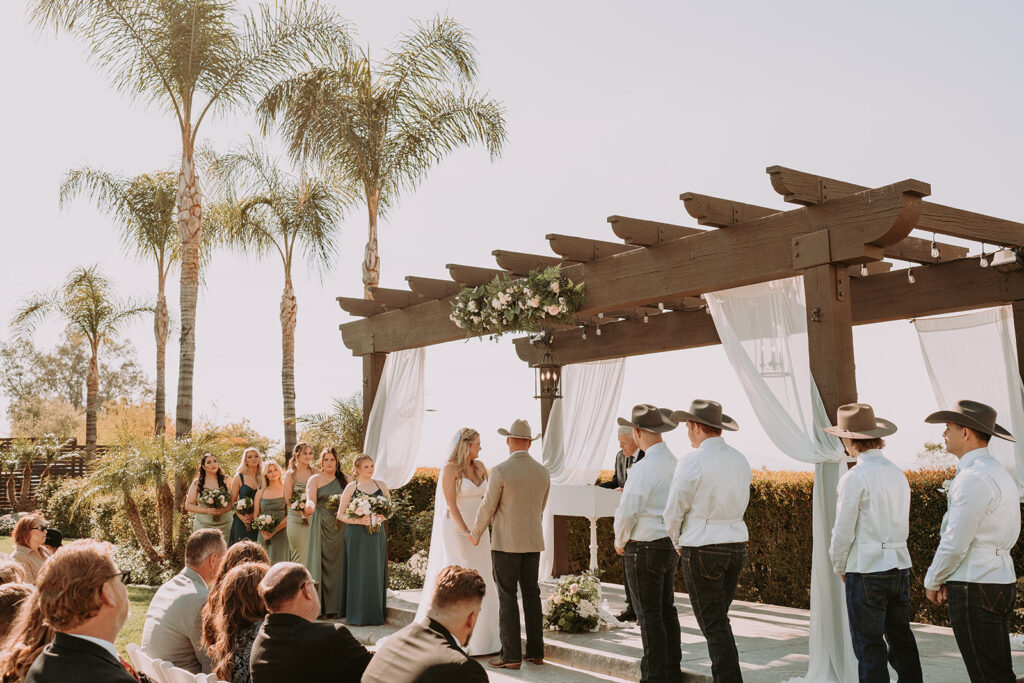 Southern California wedding venue ceremony