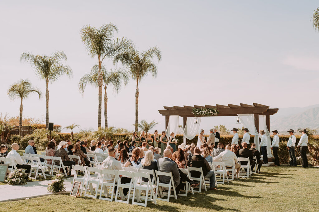 Southern California wedding venue ceremony
