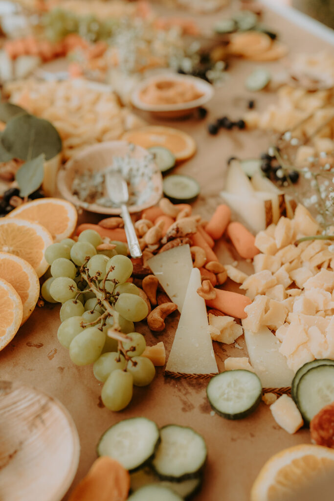 backyard reception food