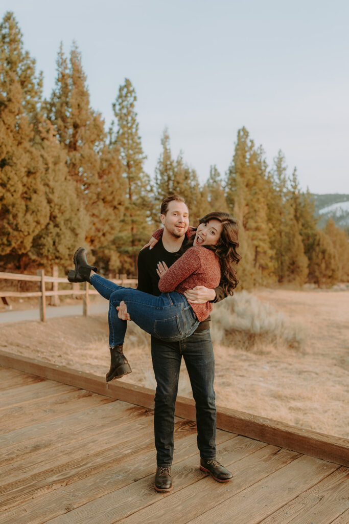 Big Bear Engagement Session