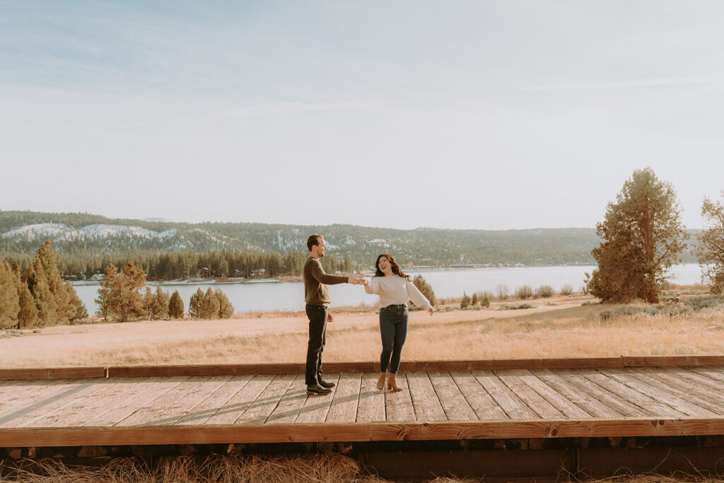 Big Bear Couples Engagement Session