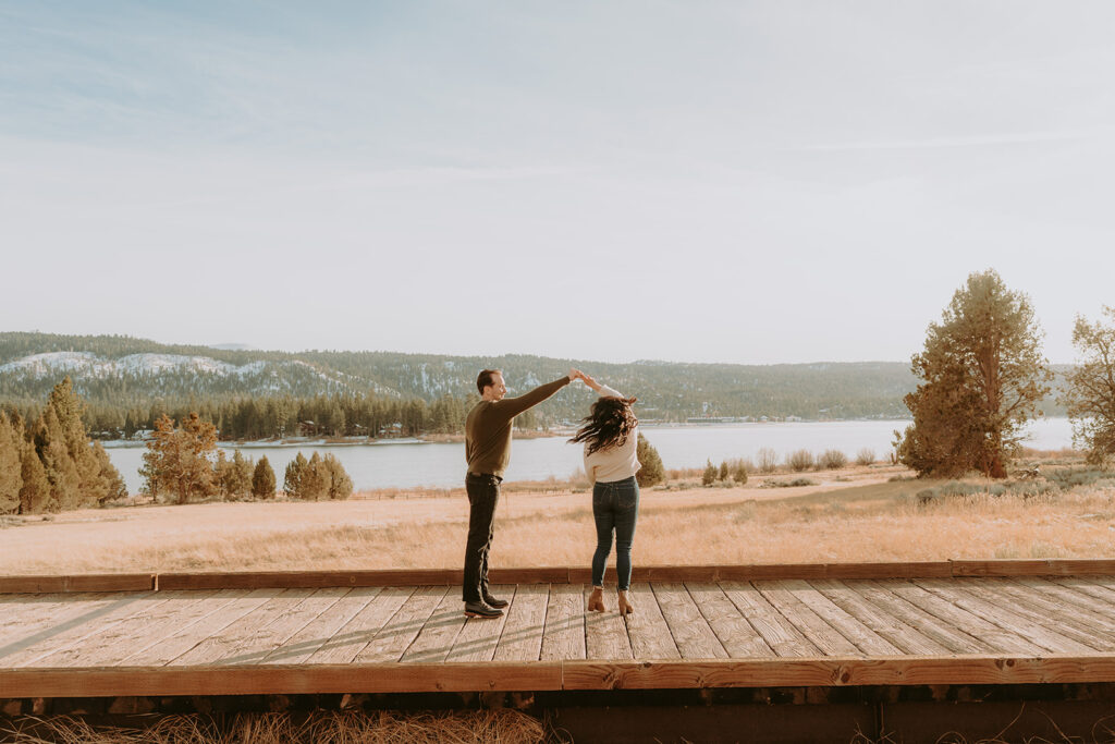 Big Bear Romantic Engagement Session