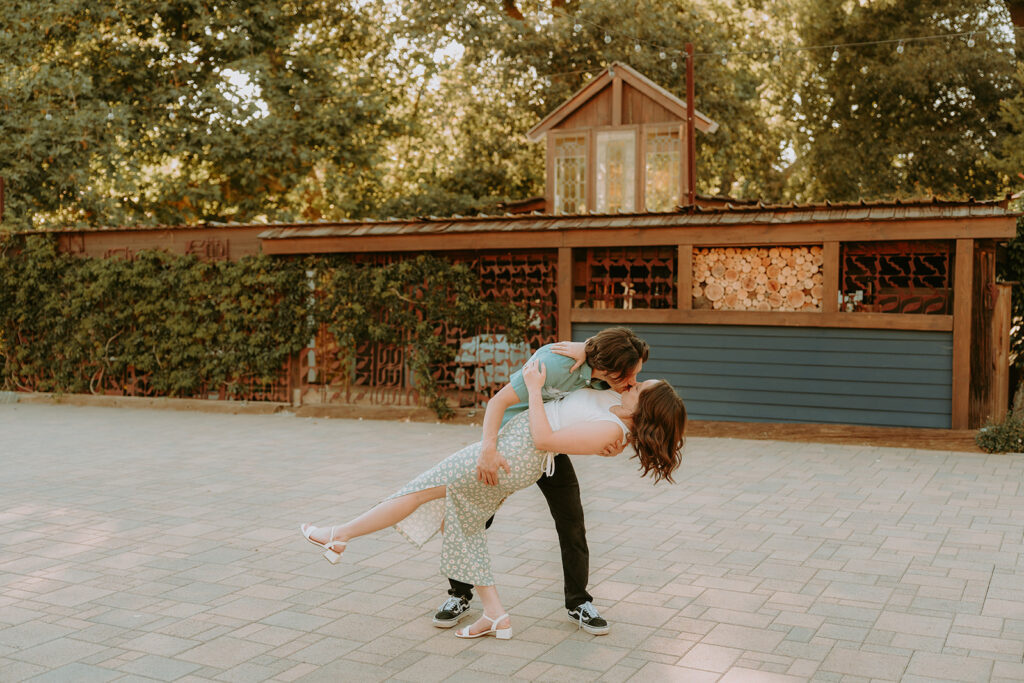 baby announcement photo at the homestead